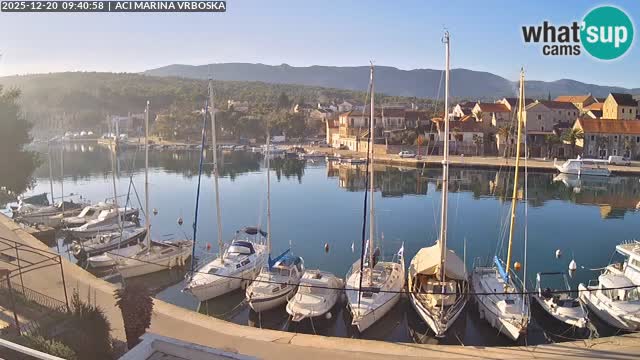 Spletna kamera Vrboska | Otok Hvar | Hrvaška
