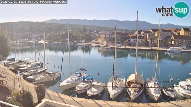 Spletna kamera Vrboska | Otok Hvar | Hrvaška