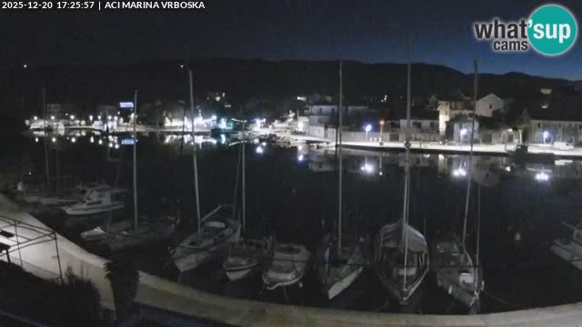 Spletna kamera Vrboska | Otok Hvar | Hrvaška