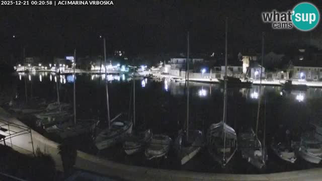 Spletna kamera Vrboska | Otok Hvar | Hrvaška