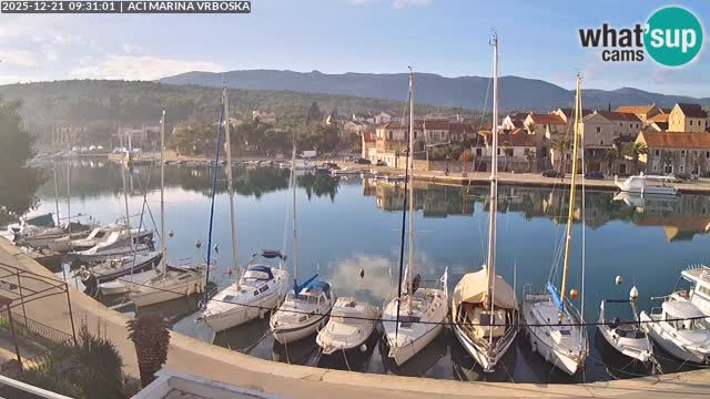 Spletna kamera Vrboska | Otok Hvar | Hrvaška