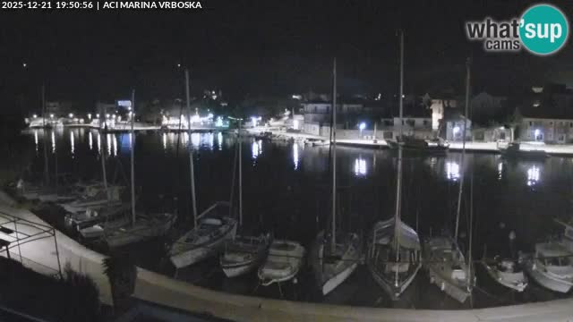Spletna kamera Vrboska | Otok Hvar | Hrvaška