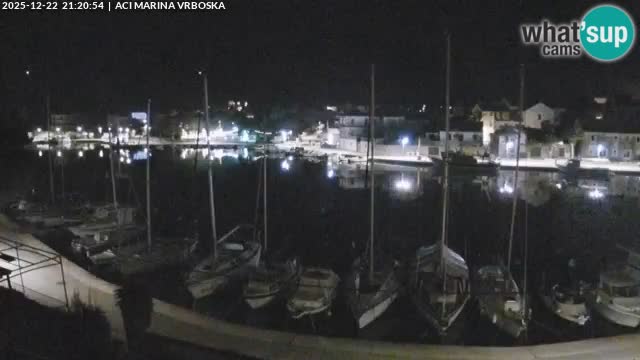 Spletna kamera Vrboska | Otok Hvar | Hrvaška