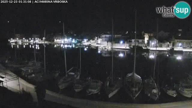 Spletna kamera Vrboska | Otok Hvar | Hrvaška