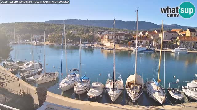 Spletna kamera Vrboska | Otok Hvar | Hrvaška