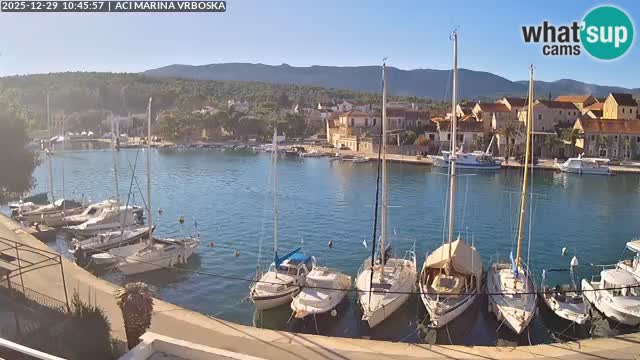 Spletna kamera Vrboska | Otok Hvar | Hrvaška