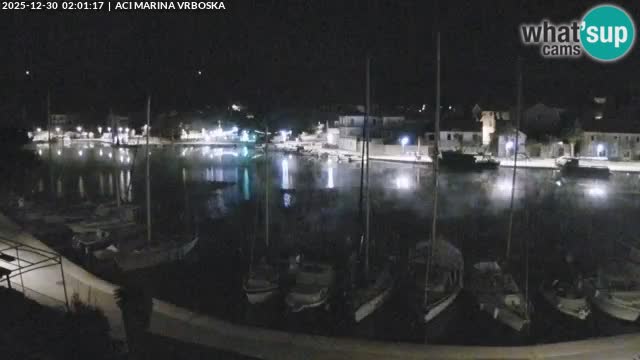 Spletna kamera Vrboska | Otok Hvar | Hrvaška