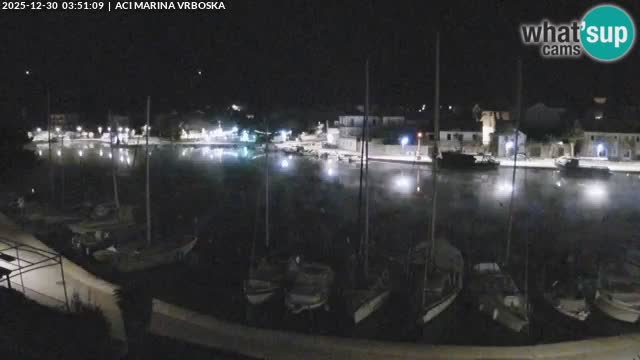 Spletna kamera Vrboska | Otok Hvar | Hrvaška