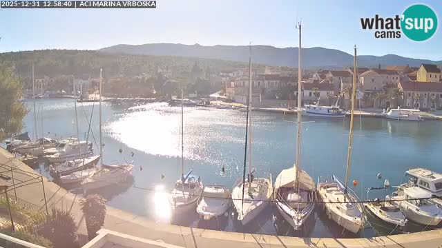 Spletna kamera Vrboska | Otok Hvar | Hrvaška