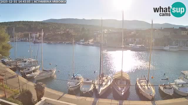 Spletna kamera Vrboska | Otok Hvar | Hrvaška