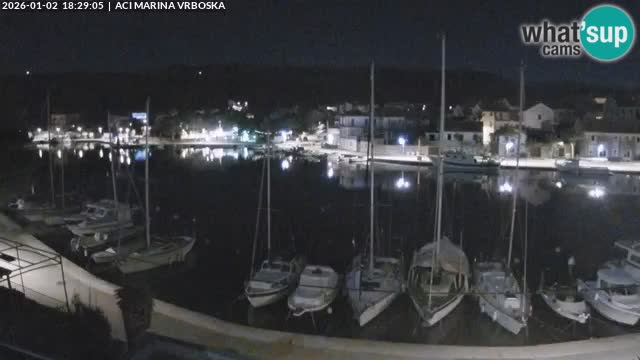 Vrboska livecam | Isola di Hvar | Croazia