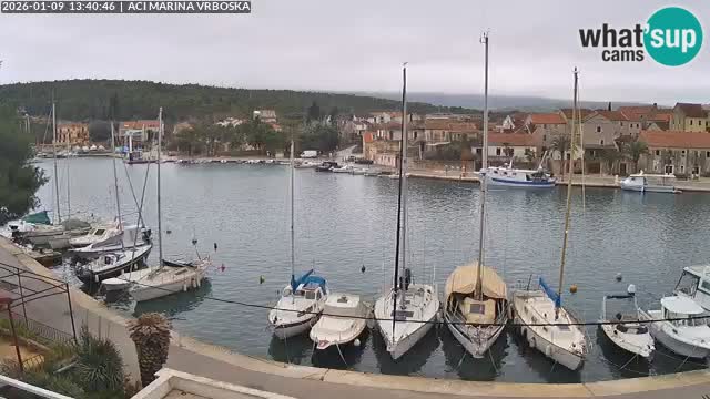 Spletna kamera Vrboska | Otok Hvar | Hrvaška