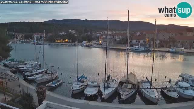 Spletna kamera Vrboska | Otok Hvar | Hrvaška