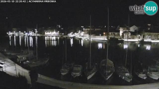 Spletna kamera Vrboska | Otok Hvar | Hrvaška