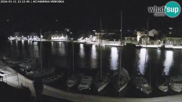 Spletna kamera Vrboska | Otok Hvar | Hrvaška