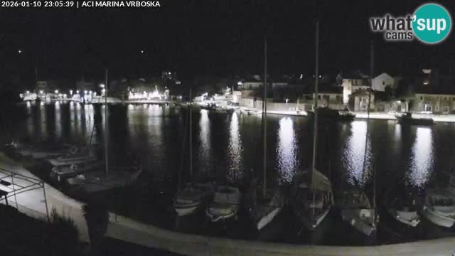 Spletna kamera Vrboska | Otok Hvar | Hrvaška