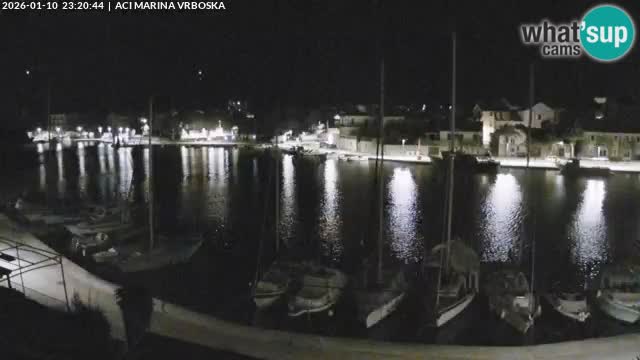 Spletna kamera Vrboska | Otok Hvar | Hrvaška