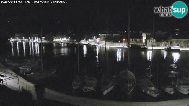 Spletna kamera Vrboska | Otok Hvar | Hrvaška