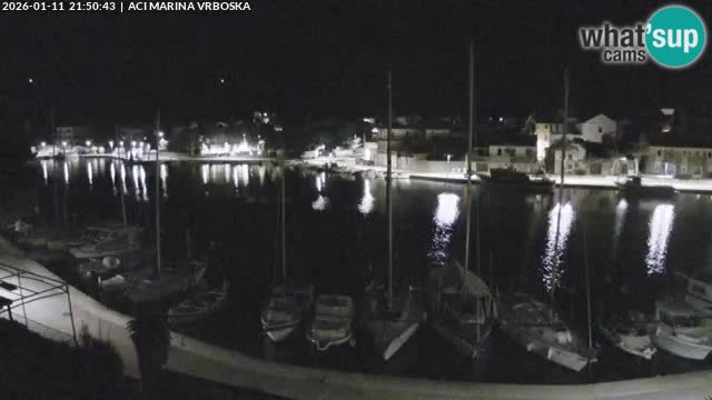 Spletna kamera Vrboska | Otok Hvar | Hrvaška