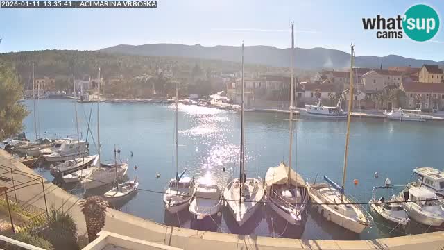 Spletna kamera Vrboska | Otok Hvar | Hrvaška
