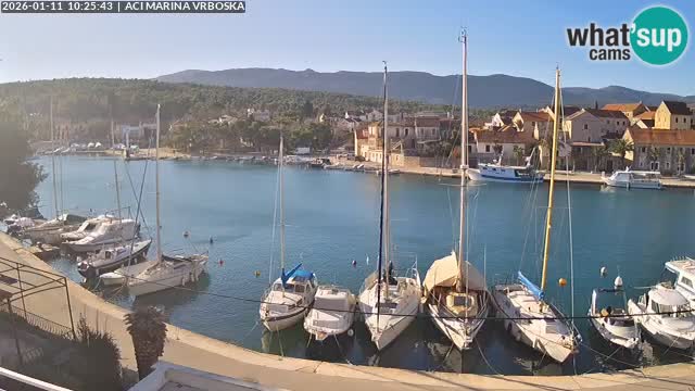 Spletna kamera Vrboska | Otok Hvar | Hrvaška