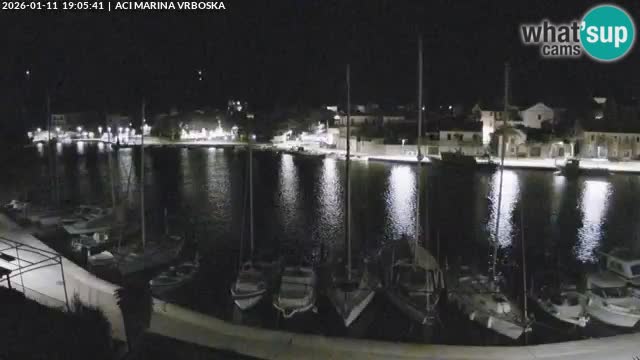 Spletna kamera Vrboska | Otok Hvar | Hrvaška