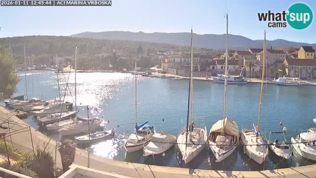 Spletna kamera Vrboska | Otok Hvar | Hrvaška