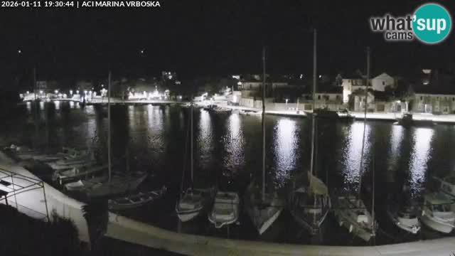 Spletna kamera Vrboska | Otok Hvar | Hrvaška