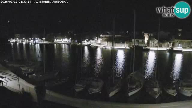 Spletna kamera Vrboska | Otok Hvar | Hrvaška