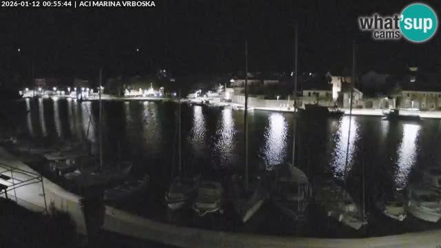 Spletna kamera Vrboska | Otok Hvar | Hrvaška