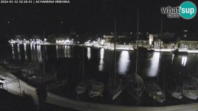 Spletna kamera Vrboska | Otok Hvar | Hrvaška
