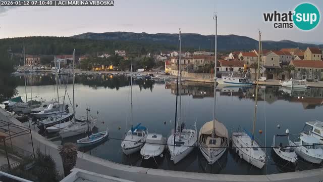 Vrboska livecam | Isola di Hvar | Croazia