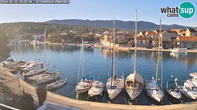 Spletna kamera Vrboska | Otok Hvar | Hrvaška