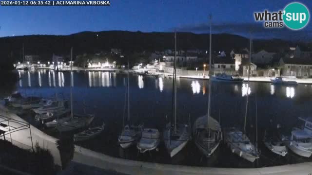 Spletna kamera Vrboska | Otok Hvar | Hrvaška