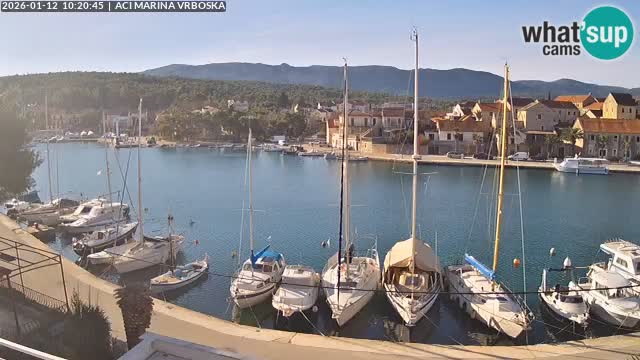 Spletna kamera Vrboska | Otok Hvar | Hrvaška