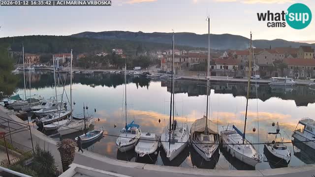 Spletna kamera Vrboska | Otok Hvar | Hrvaška