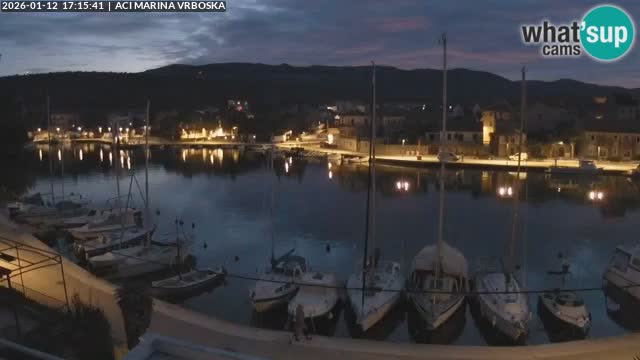 Spletna kamera Vrboska | Otok Hvar | Hrvaška
