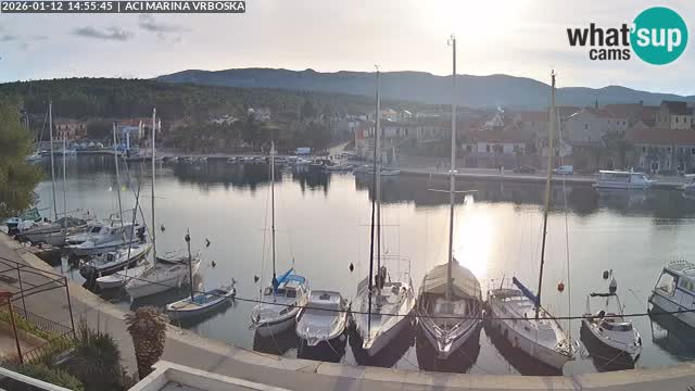 Spletna kamera Vrboska | Otok Hvar | Hrvaška