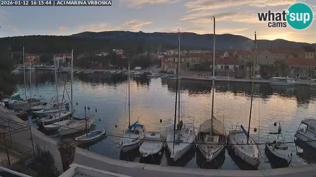 Spletna kamera Vrboska | Otok Hvar | Hrvaška