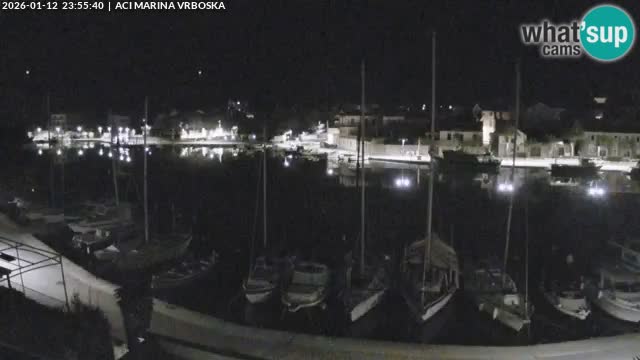 Spletna kamera Vrboska | Otok Hvar | Hrvaška