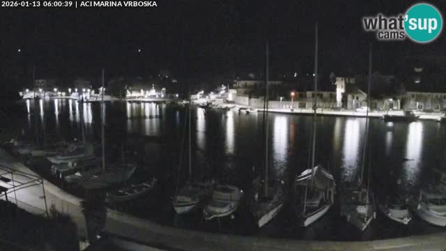 Spletna kamera Vrboska | Otok Hvar | Hrvaška