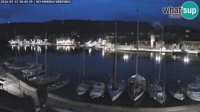 Spletna kamera Vrboska | Otok Hvar | Hrvaška