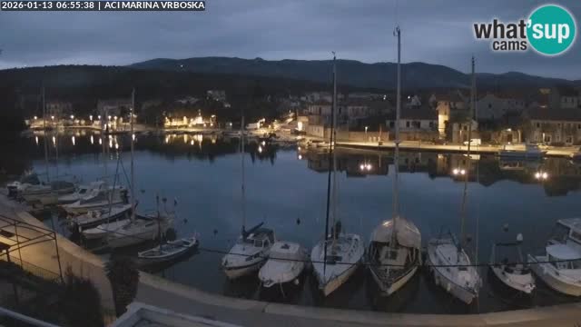Spletna kamera Vrboska | Otok Hvar | Hrvaška
