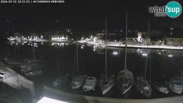 Spletna kamera Vrboska | Otok Hvar | Hrvaška
