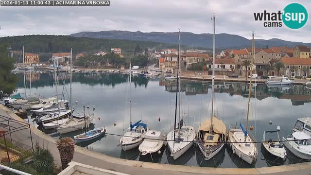 Spletna kamera Vrboska | Otok Hvar | Hrvaška