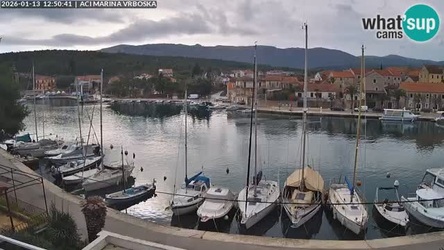 Spletna kamera Vrboska | Otok Hvar | Hrvaška