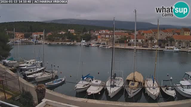 Spletna kamera Vrboska | Otok Hvar | Hrvaška