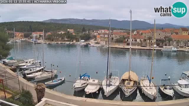 Spletna kamera Vrboska | Otok Hvar | Hrvaška
