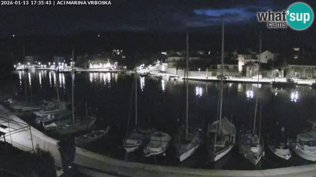 Spletna kamera Vrboska | Otok Hvar | Hrvaška