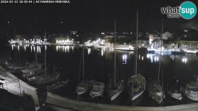 Spletna kamera Vrboska | Otok Hvar | Hrvaška